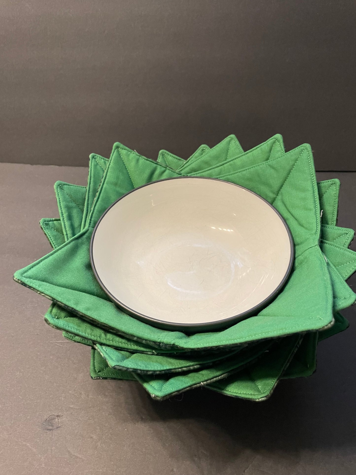 Green Swirl/Paisley Bowl Cozy