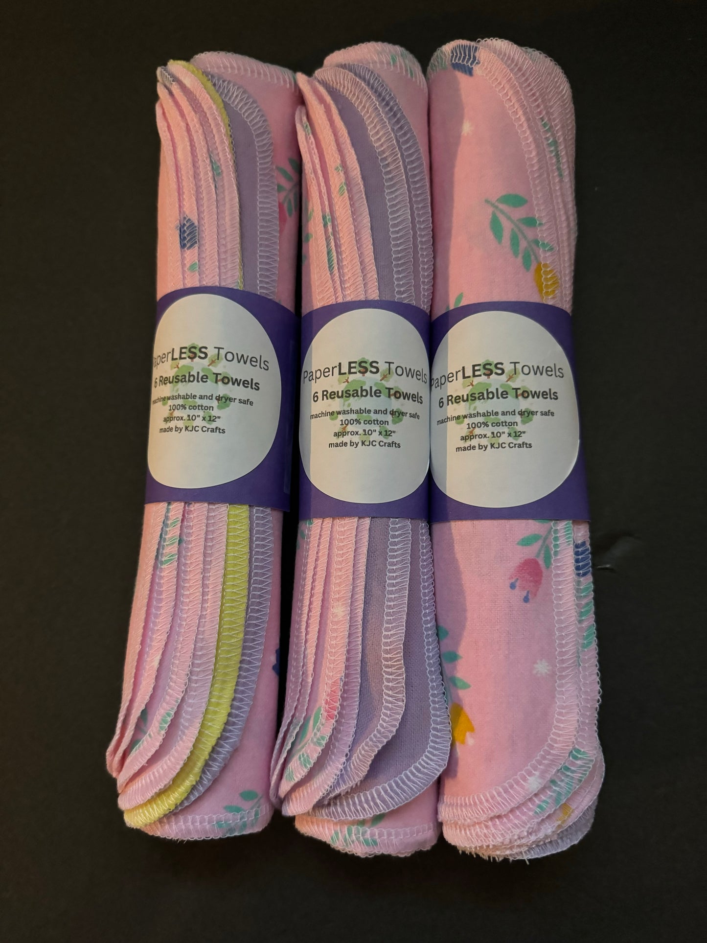 Pink Floral Reusable Towel