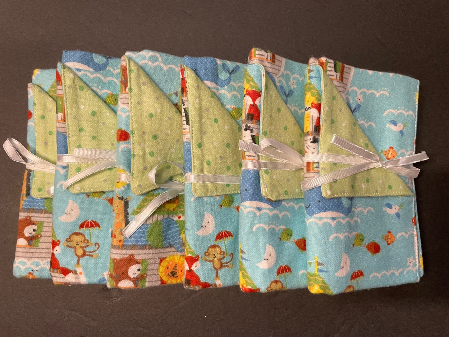 Noah’s Ark Baby Burp Rag