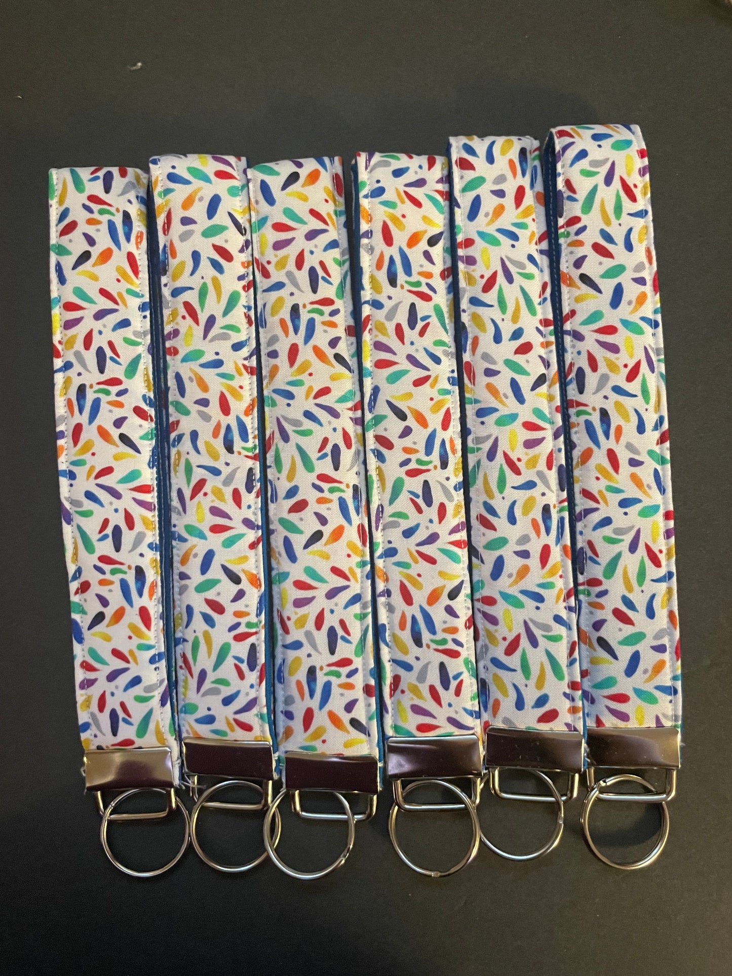 Rainbow Sprinkle Wristlet