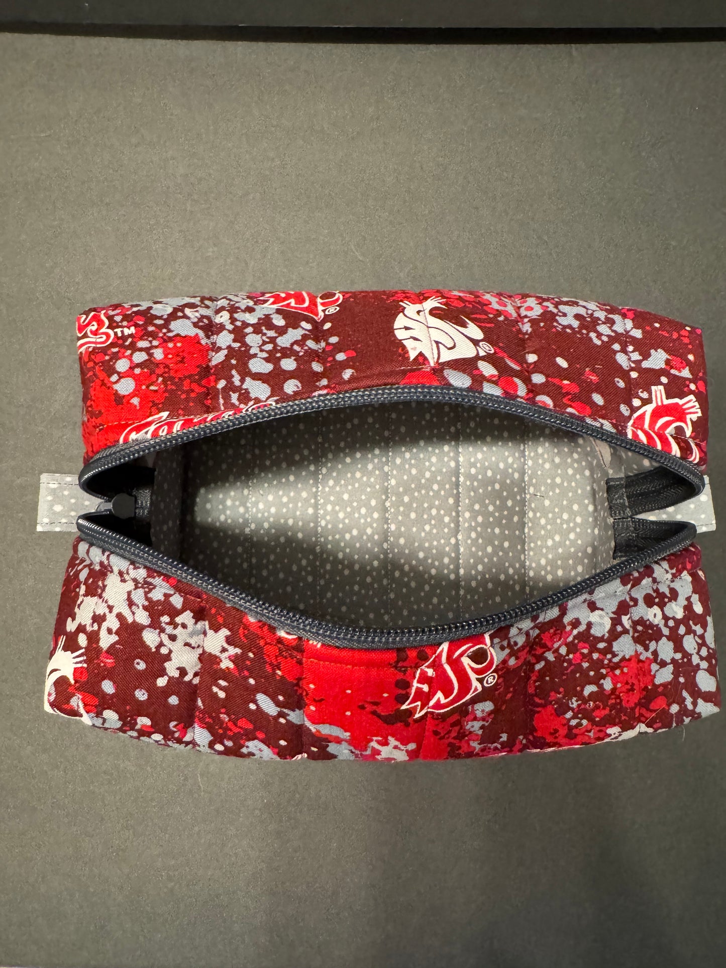 WSU makeup bag