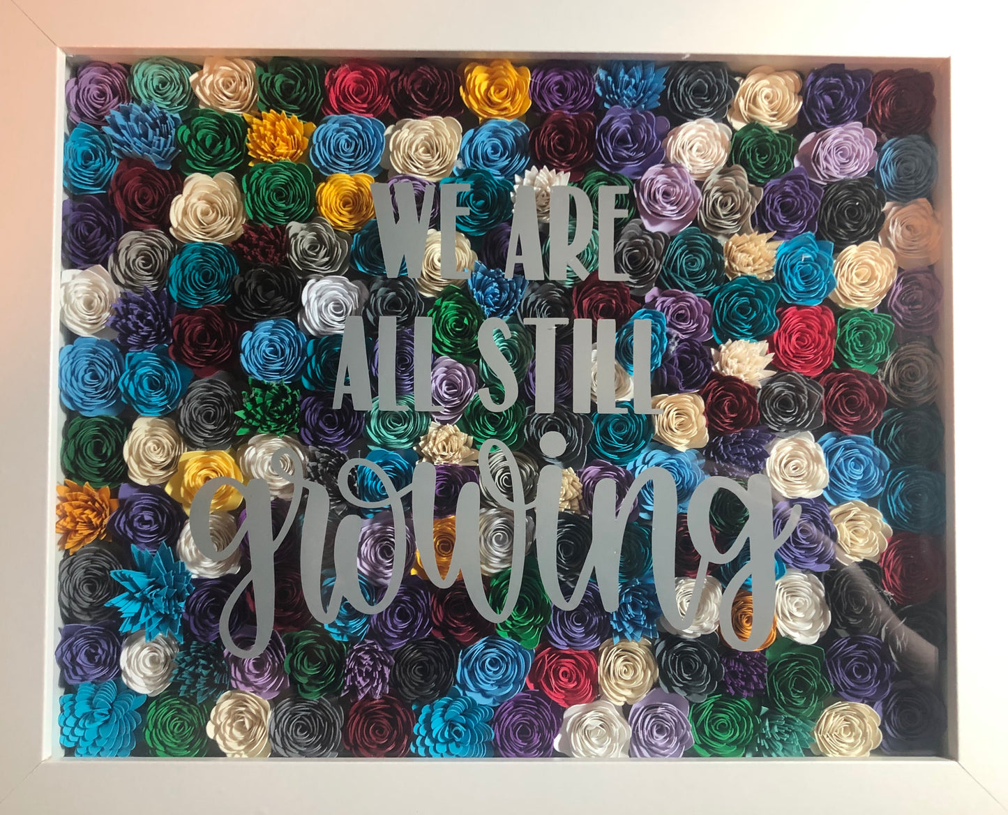 Inspirational Flower Shadow Box