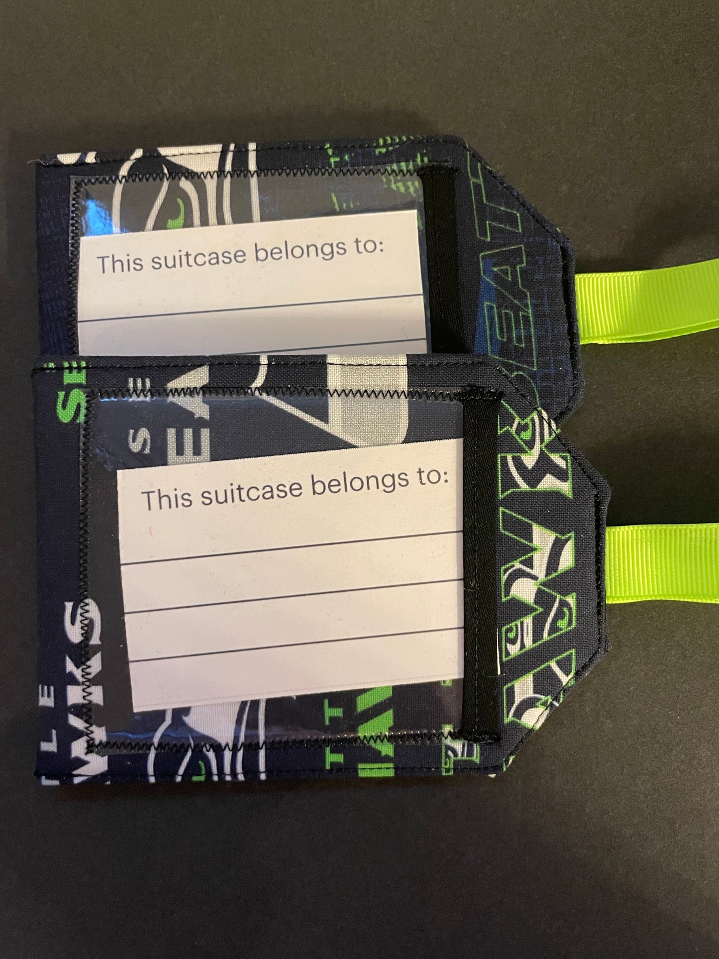 Seahawks Luggage Tag 1