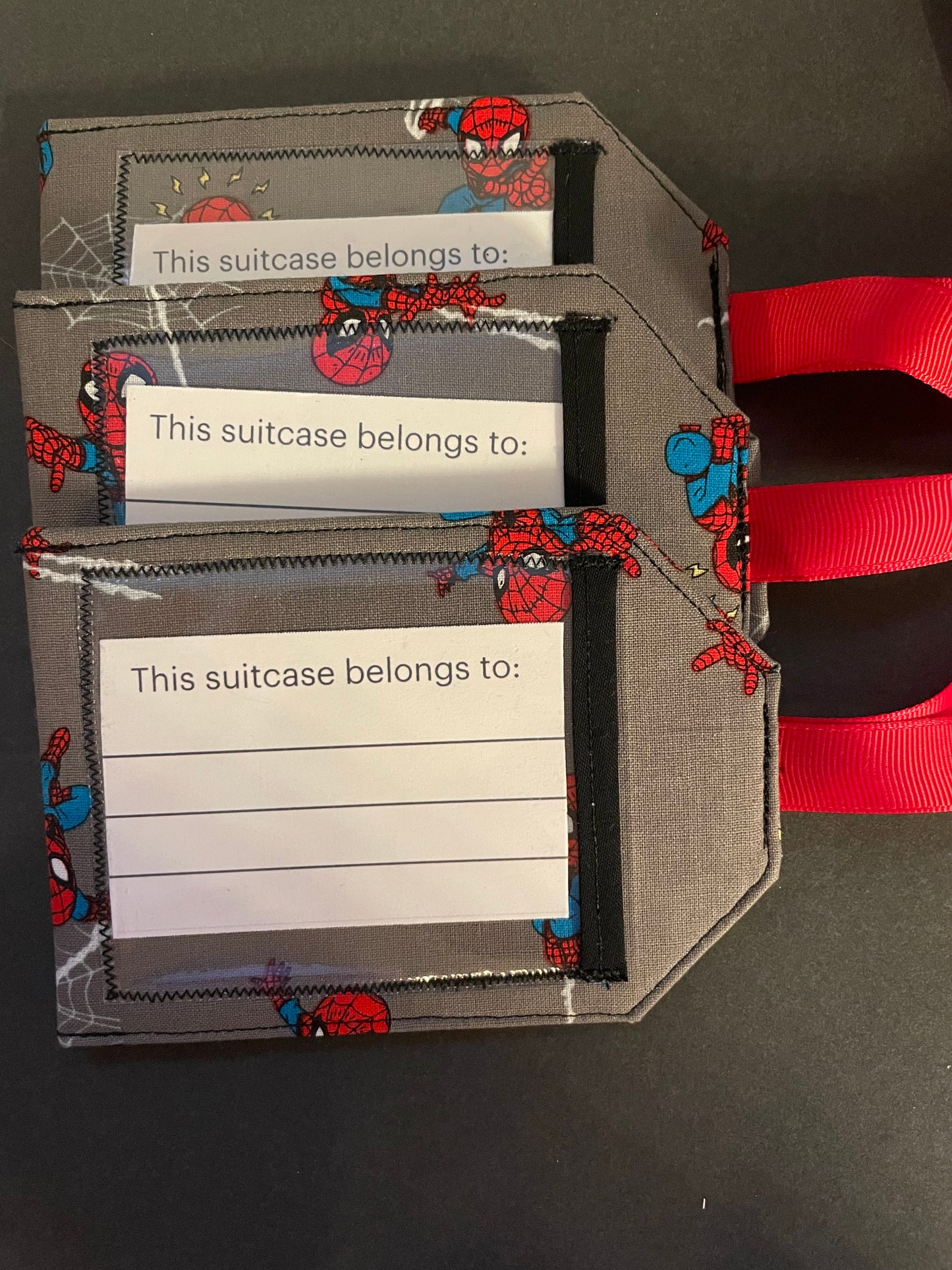 Spiderman Luggage Tag