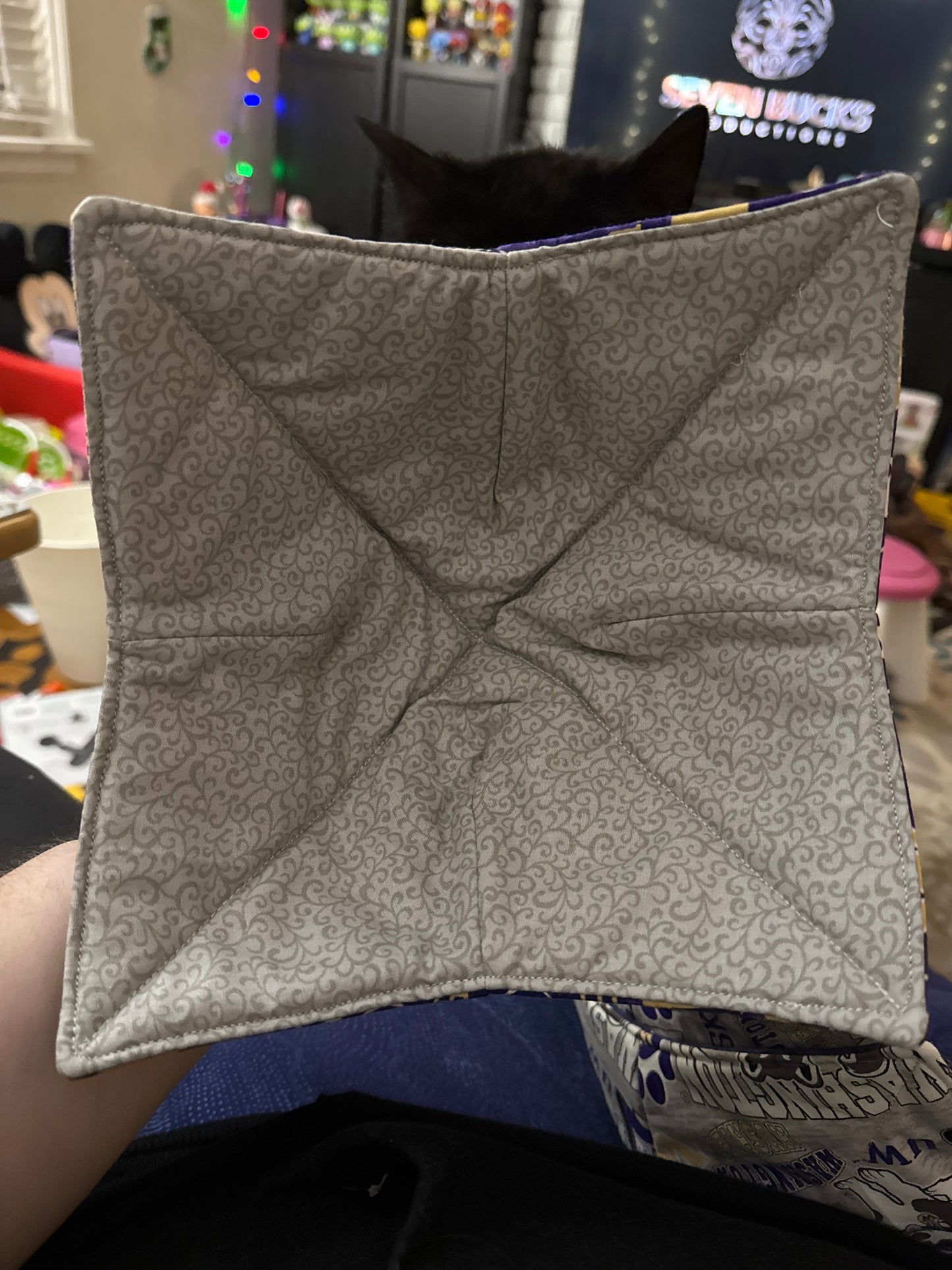 UW Huskies Bowl Cozy - grey inside