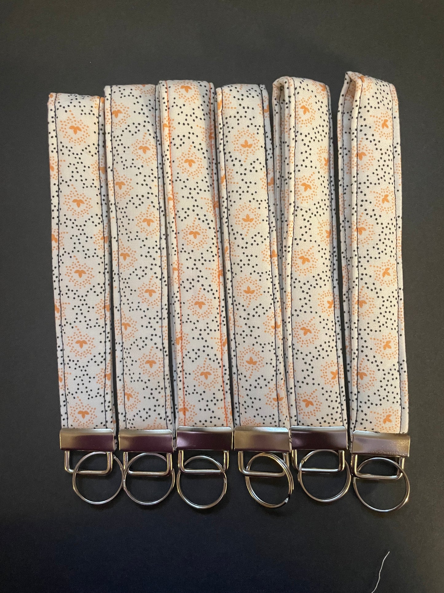 Fall Polka Dot Wristlet