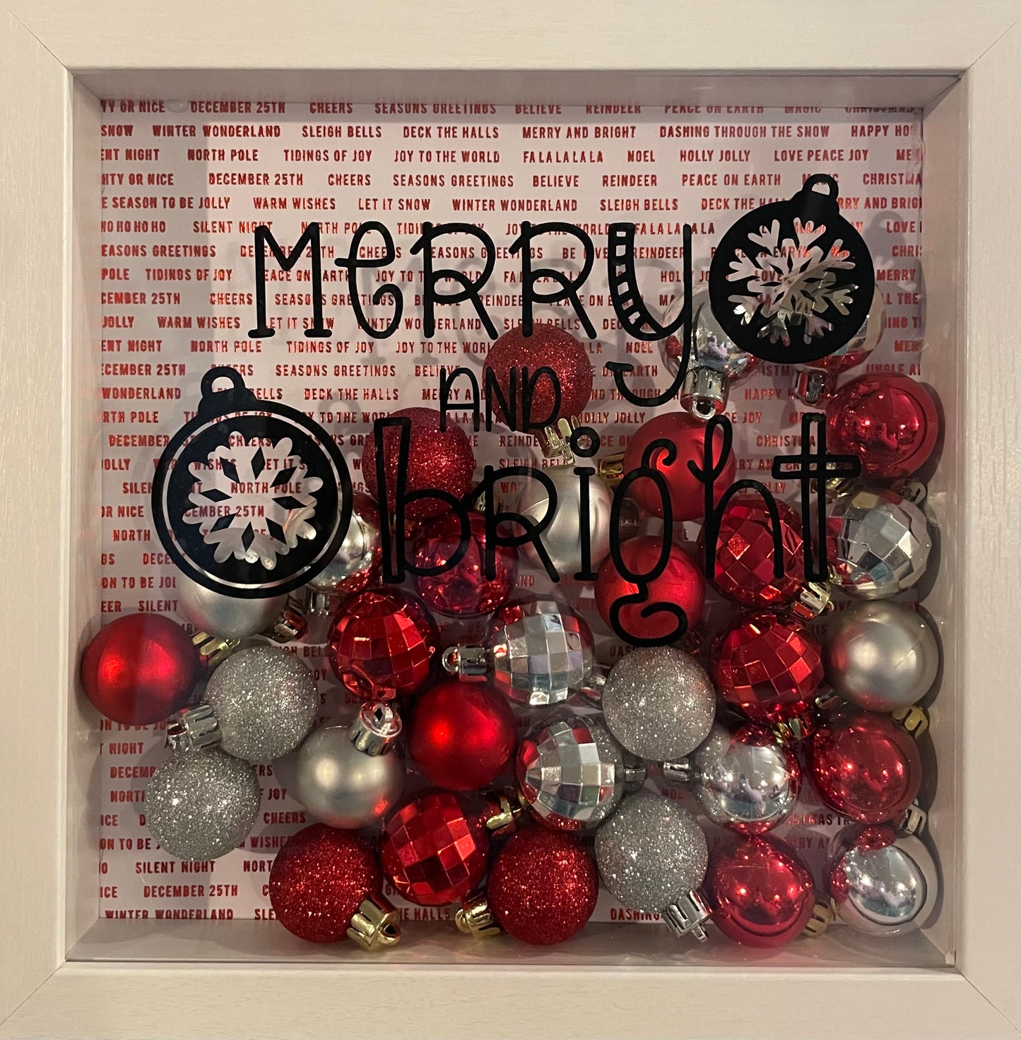 Merry and Bright Shadow Box