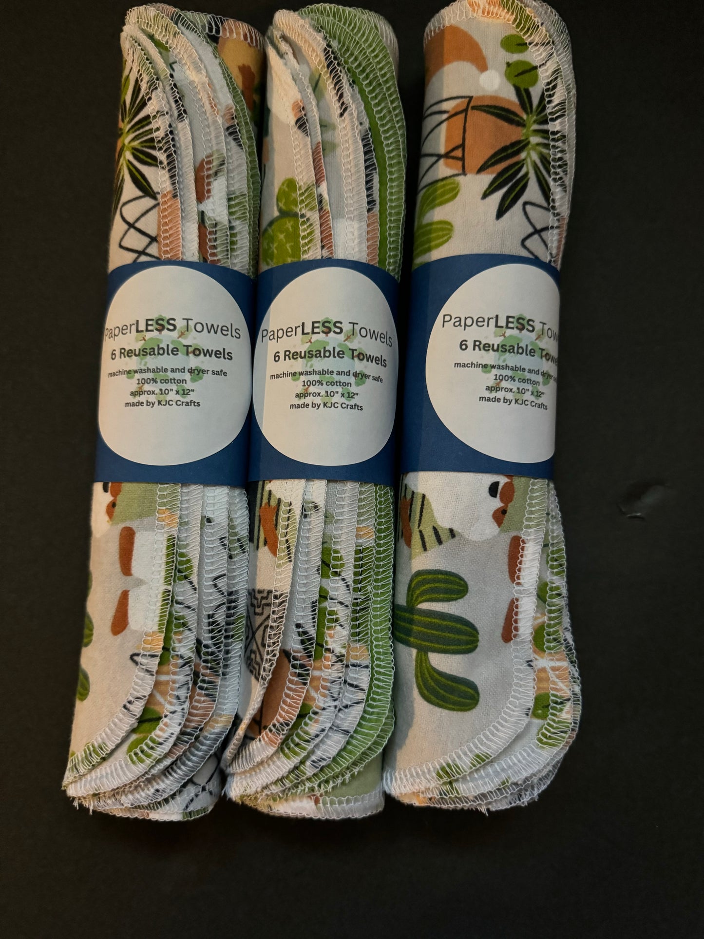 Plant Gnome Reusable Towel - mixed prints