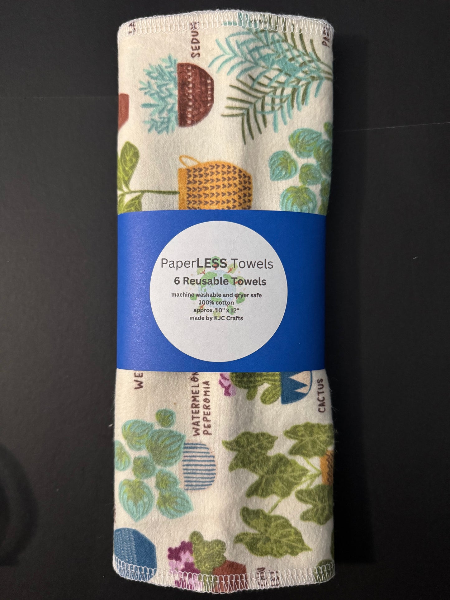 Named Potted Plants - Reusable Towels