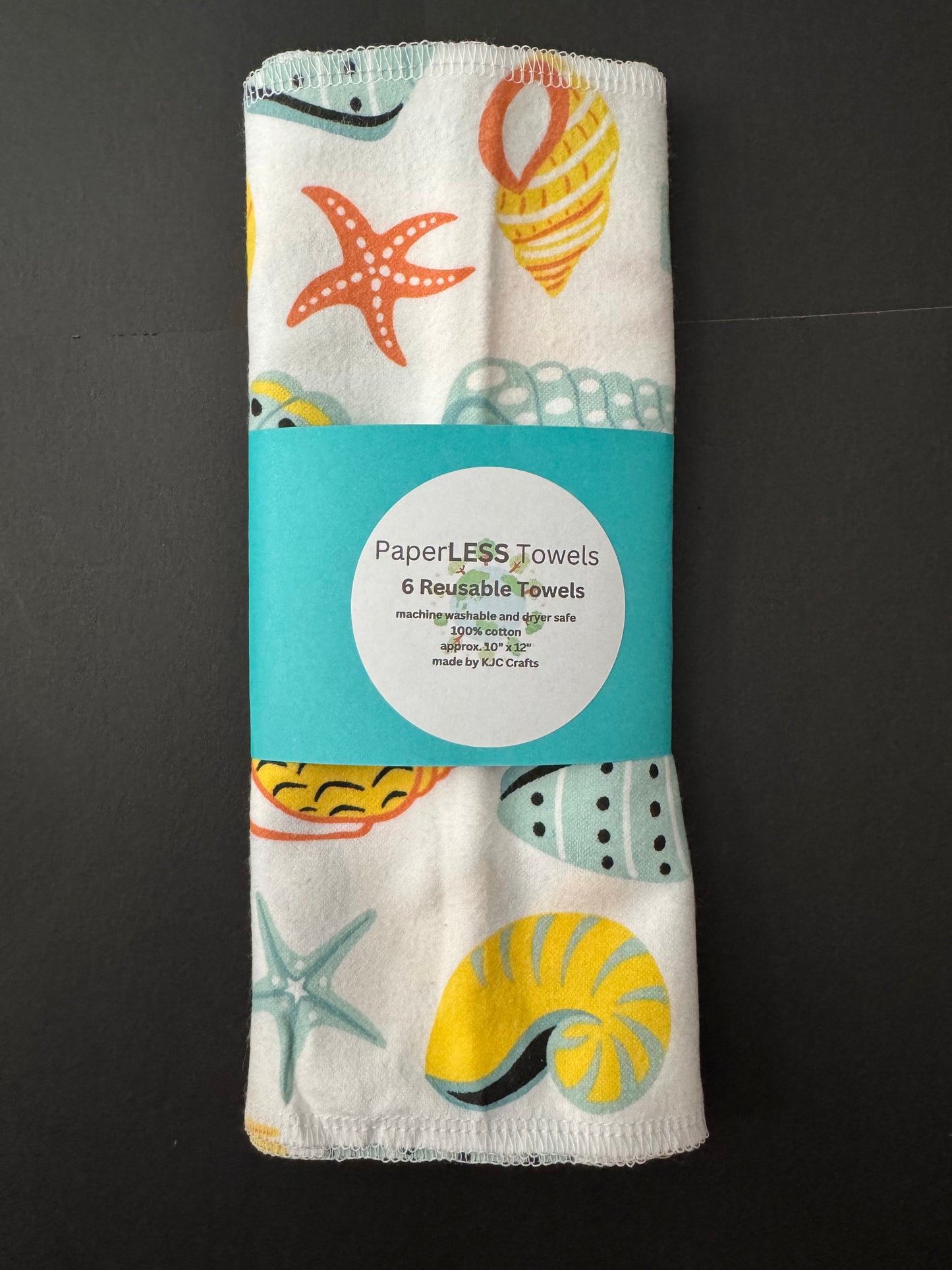 Seashells - Reusable Towels