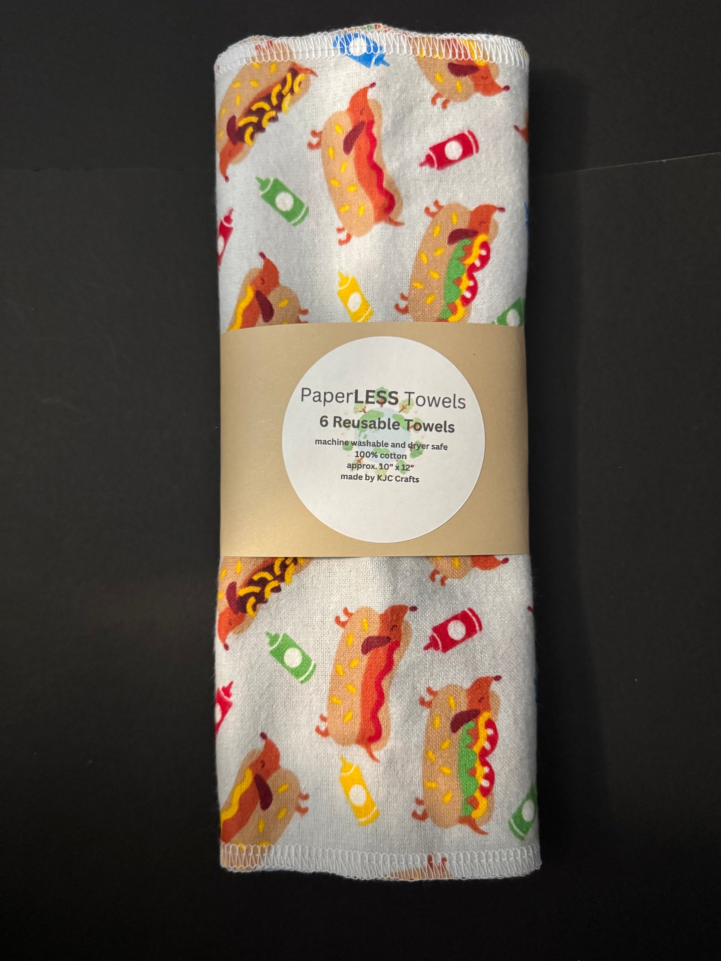 Hot Dogs - Reusable Towela