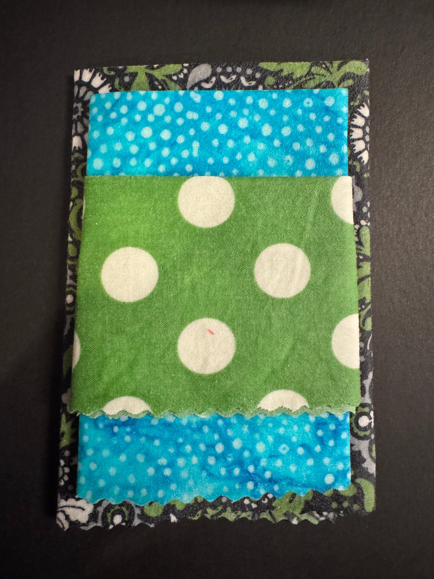 Beeswax Wraps - Blue/Green Small Set of 4