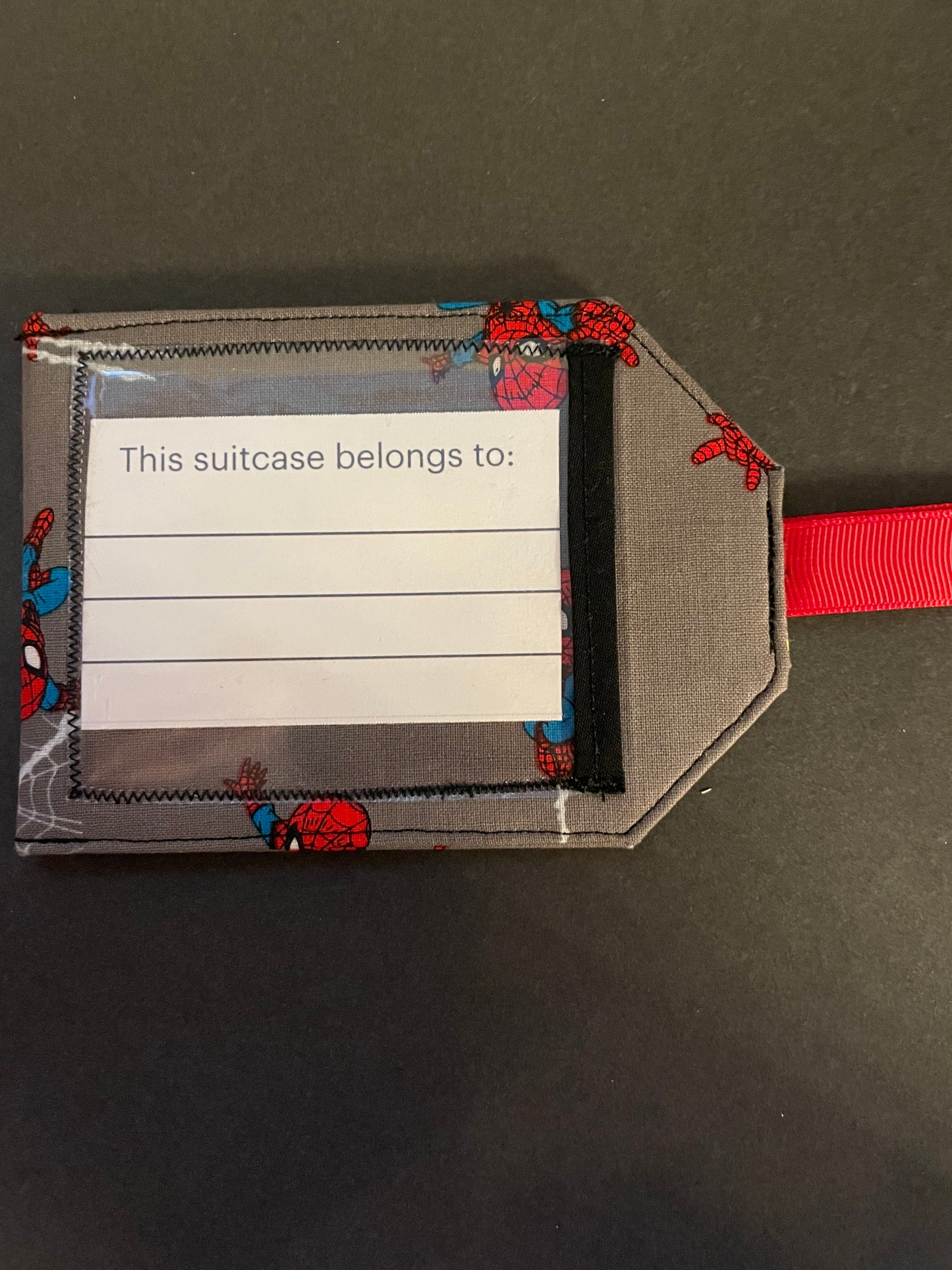 Spiderman Luggage Tag