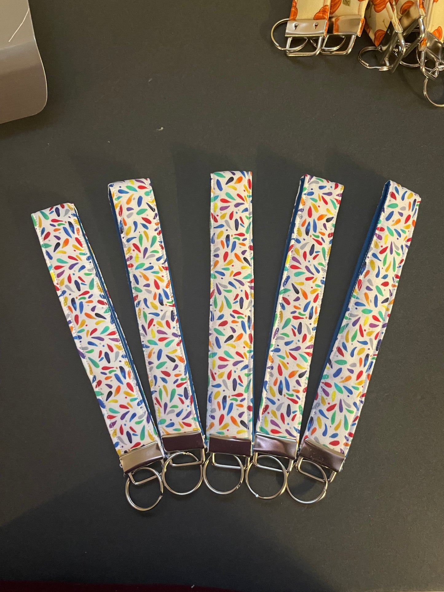 Rainbow Sprinkle Wristlet