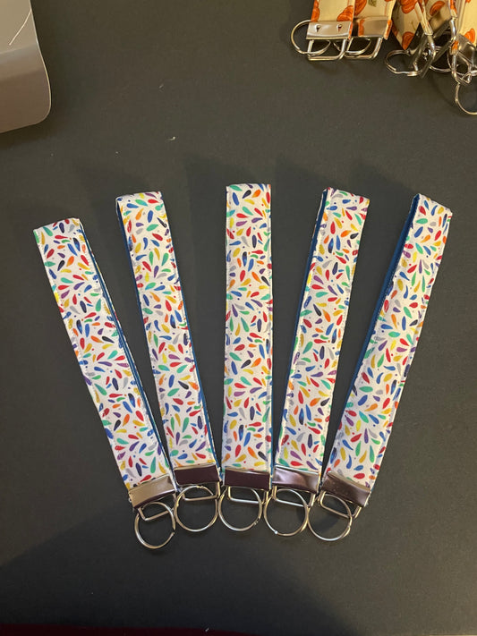 Rainbow Sprinkle Wristlet