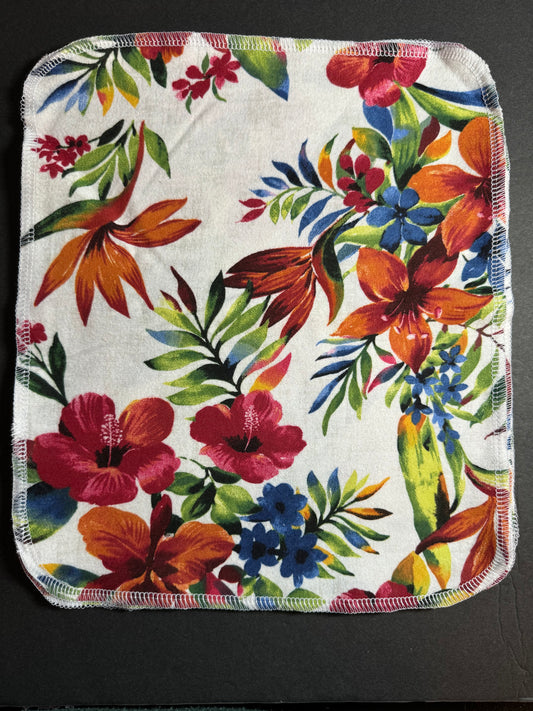 Tropical Floral Reusable Towel