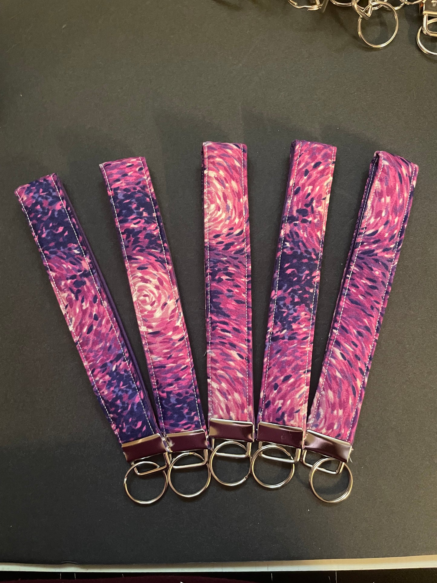 Purple Swirl Wristlet