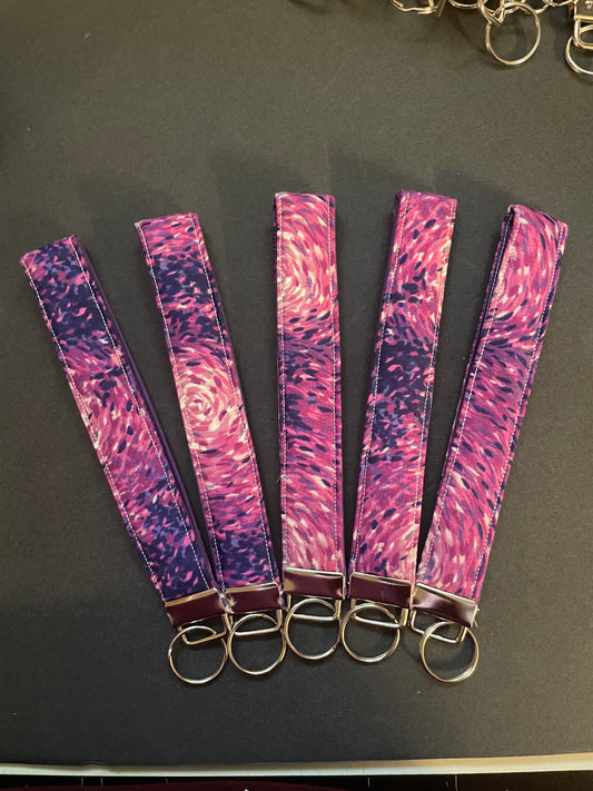 Purple Swirl Wristlet