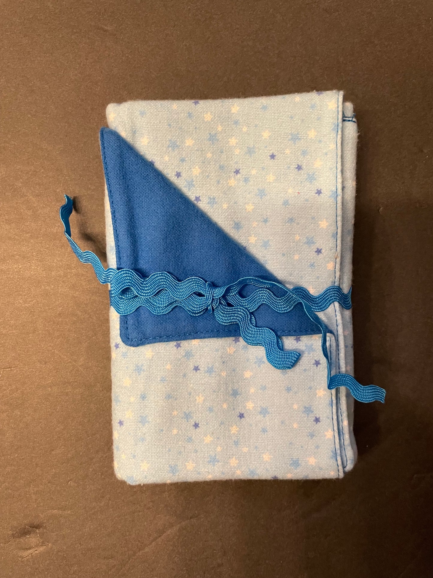 Blue Star Baby Burp Rag