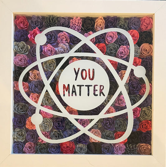 You Matter Flower Shadow Box