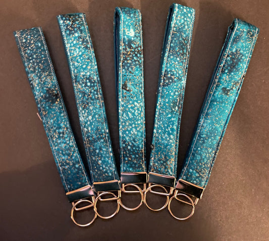Teal Sparkle Wristlet