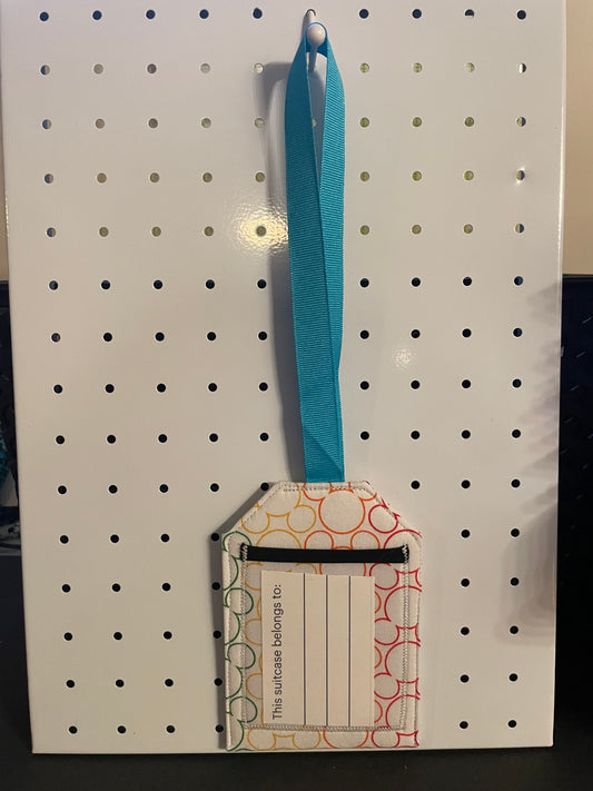 Rainbow Mickey Luggage Tag