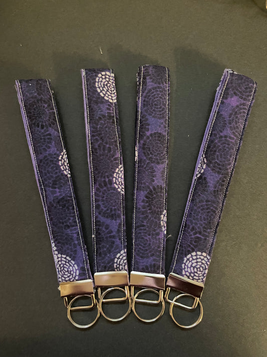 Purple Geometric Wristlet