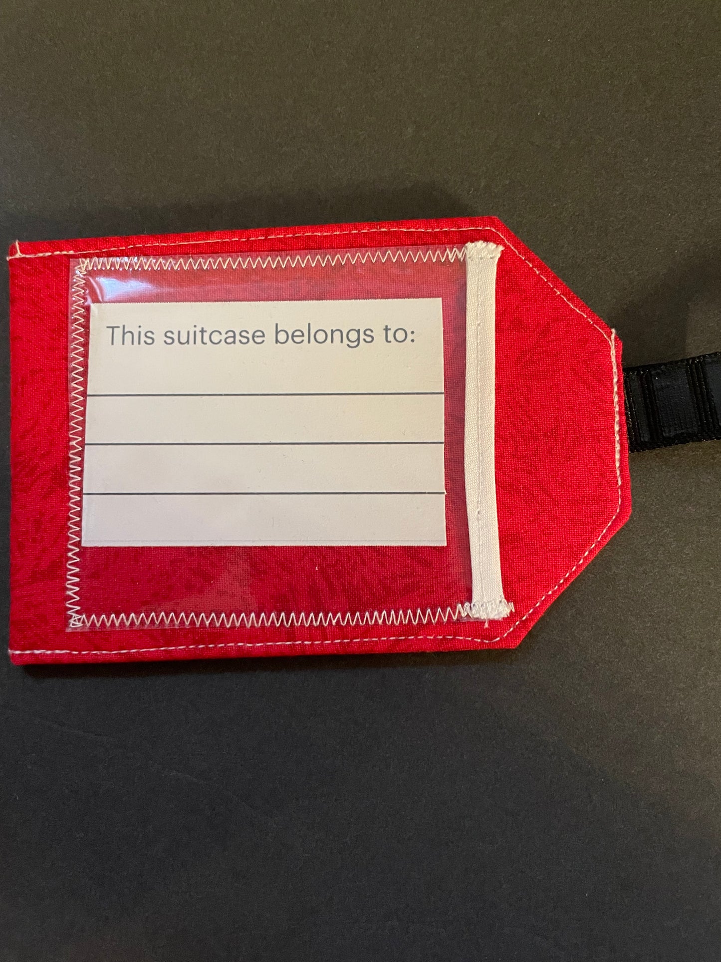 Red Luggage Tag