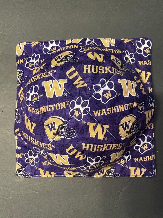 UW Huskies Bowl Cozy - grey inside