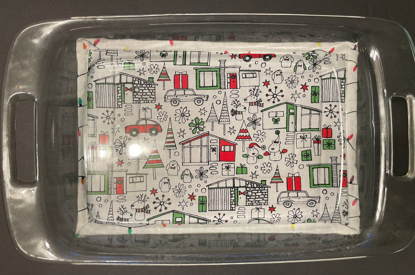 Christmas’s Scenery Casserole Trivet