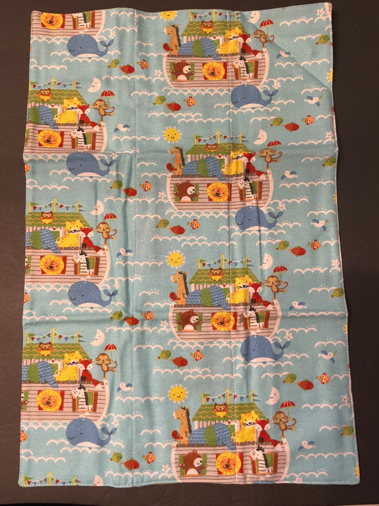 Noah’s Ark Baby Burp Rag