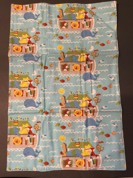 Noah’s Ark Baby Burp Rag