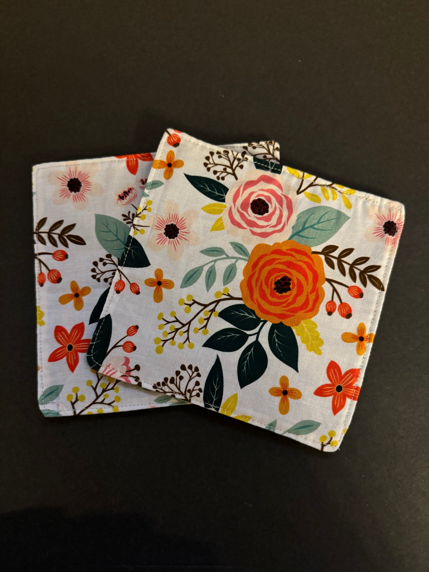 Orange Floral Jar Opener