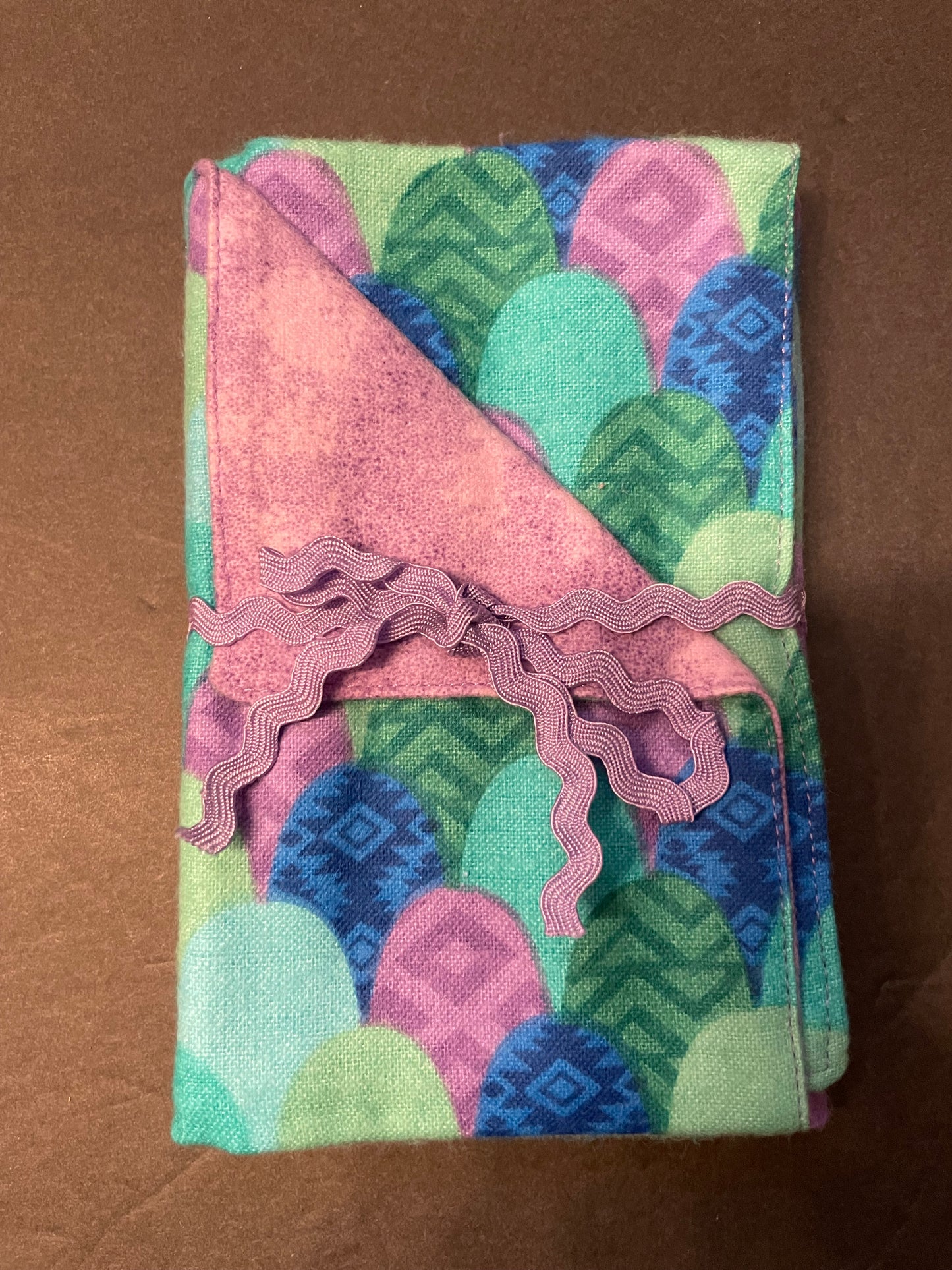 Purple Mermaid Baby Burp Rag