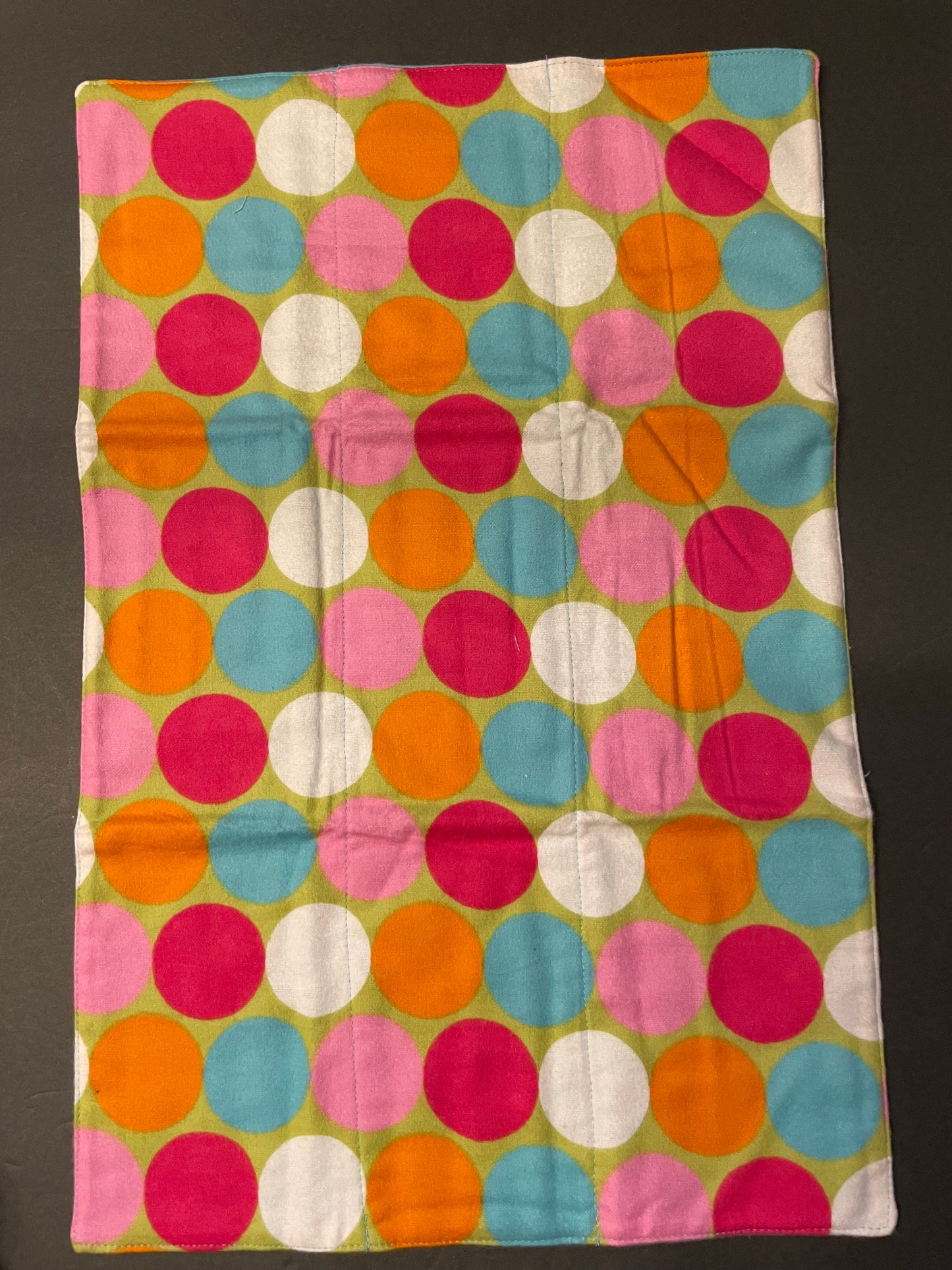 Large Dot Baby Burp Rag