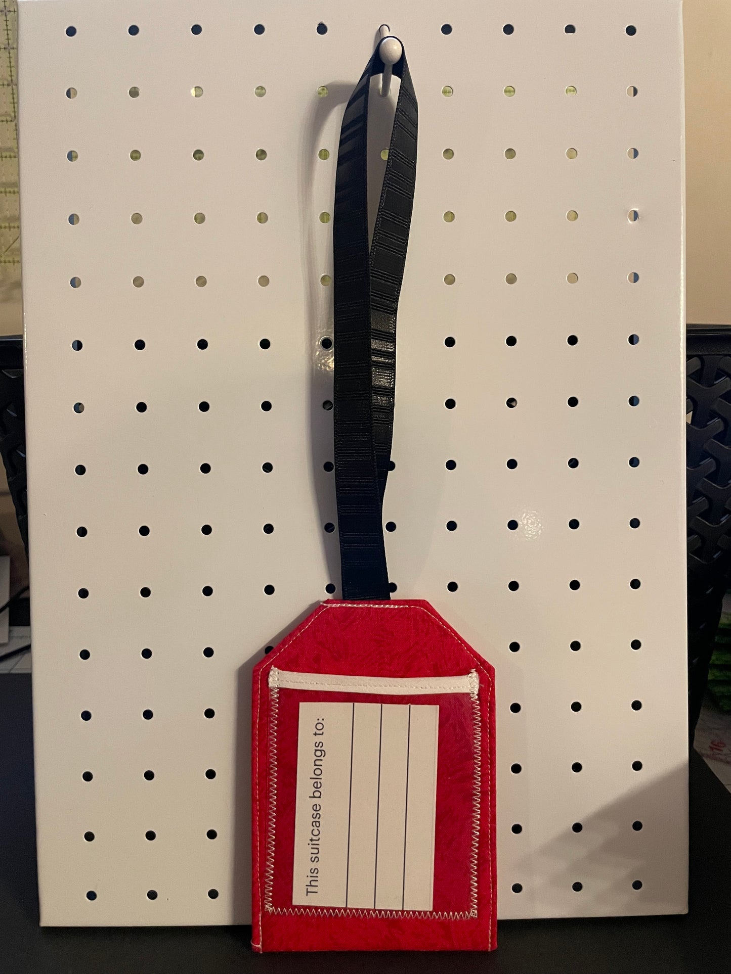 Red Luggage Tag