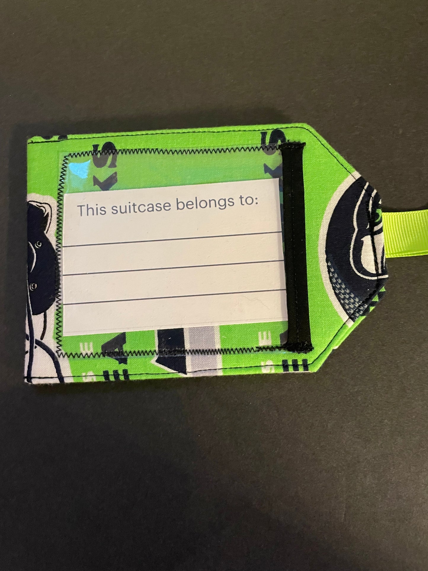 Seahawks Luggage Tag