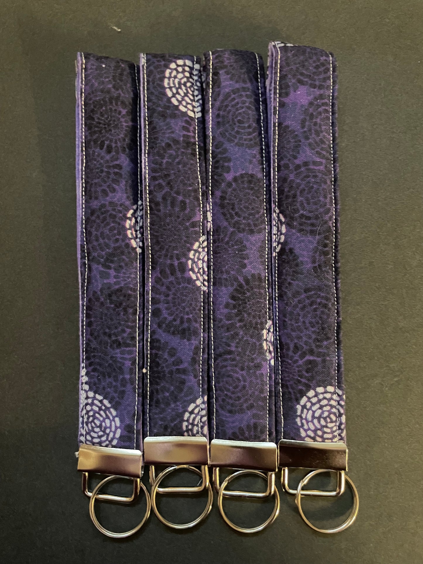 Purple Geometric Wristlet