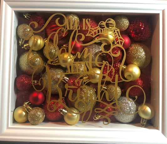 All is calm, all is bright shadow box