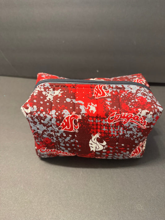 WSU makeup bag