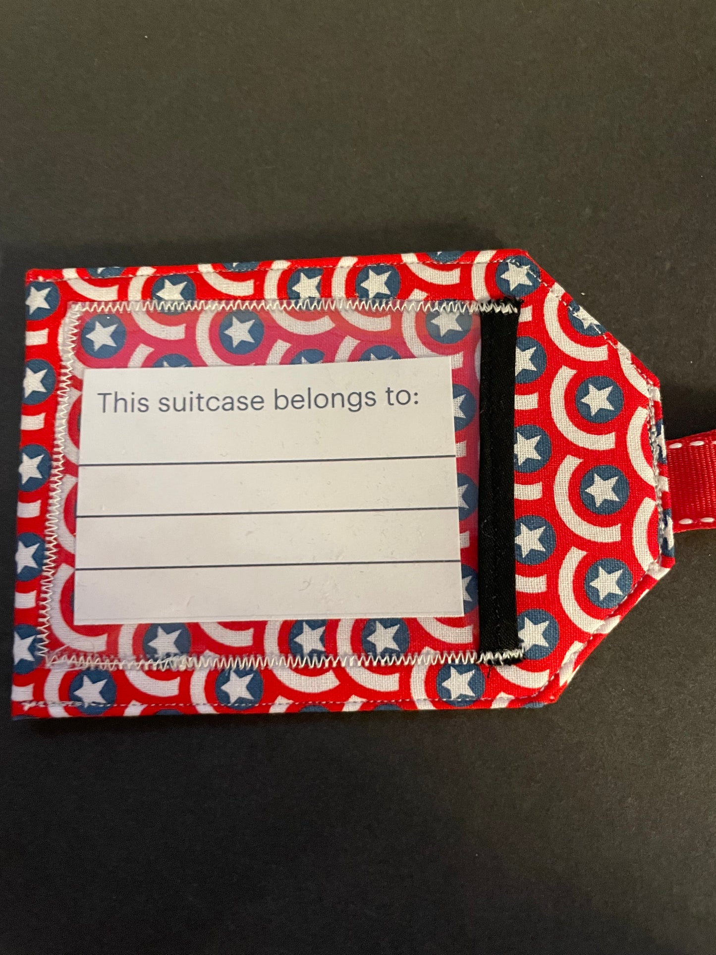 Captain America Luggage Tag