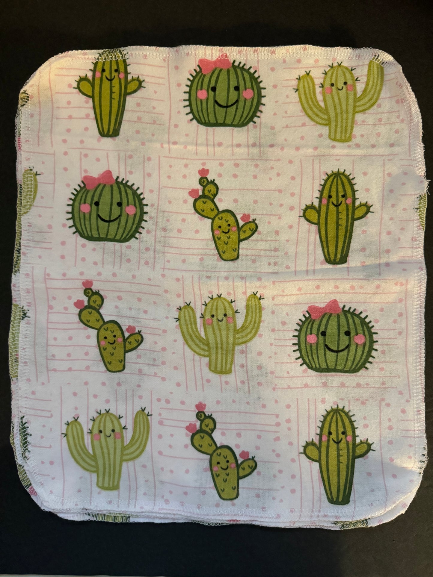 Happy Cactus Reusable Towel