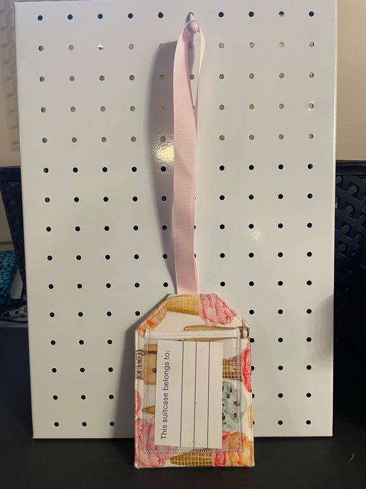 Ice Cream Luggage Tag