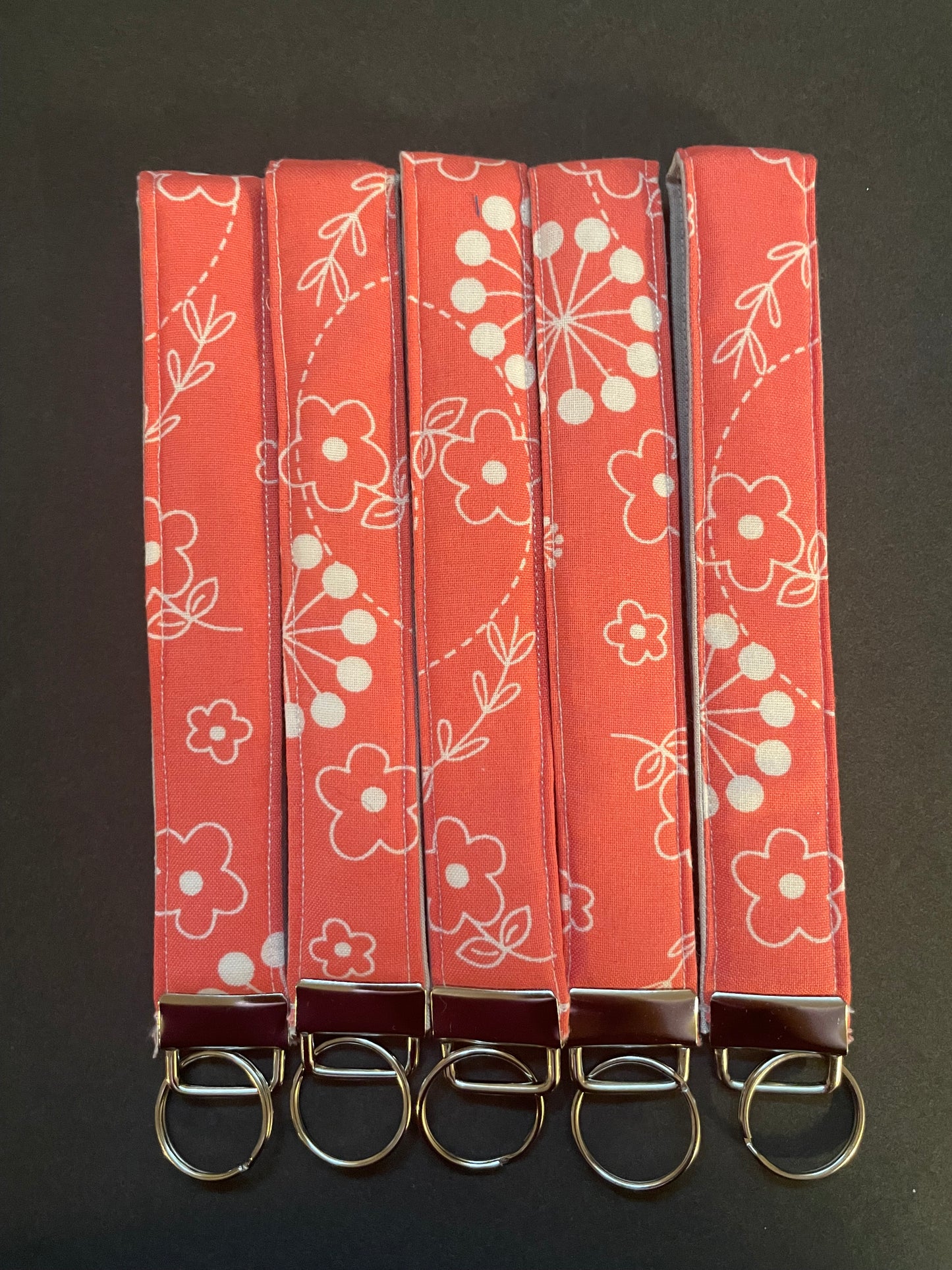 Pink Floral Wristlet