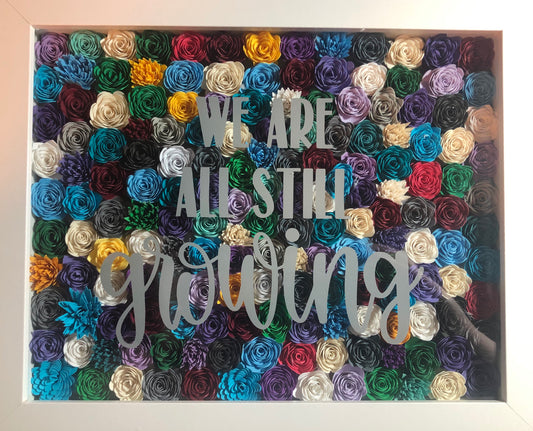 Inspirational Flower Shadow Box