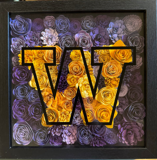 UW Flower Shadow Box