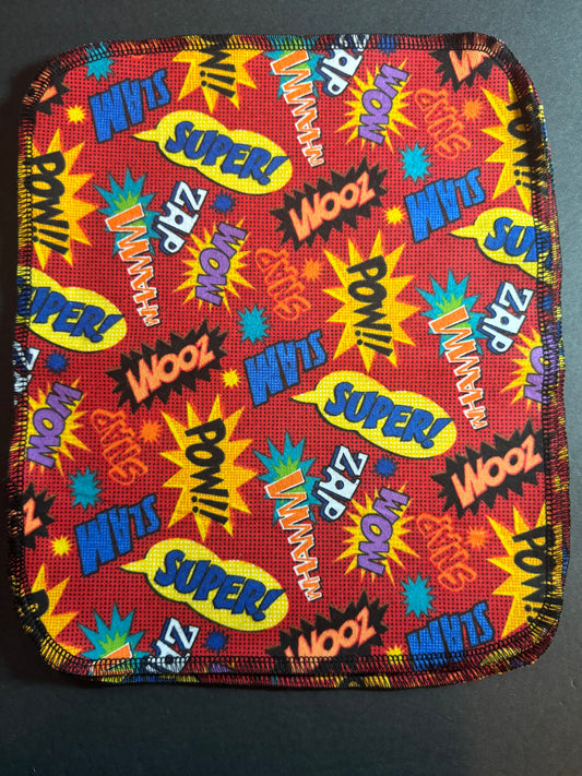 Comic Book Words Reusable Towel