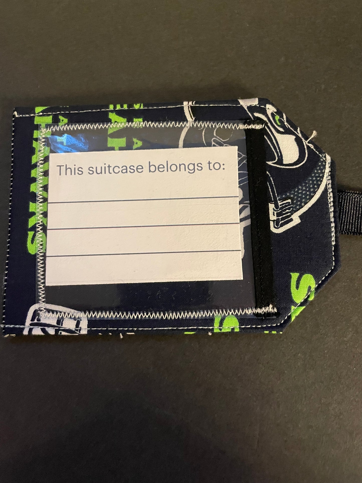 Seahawks Luggage Tag 2