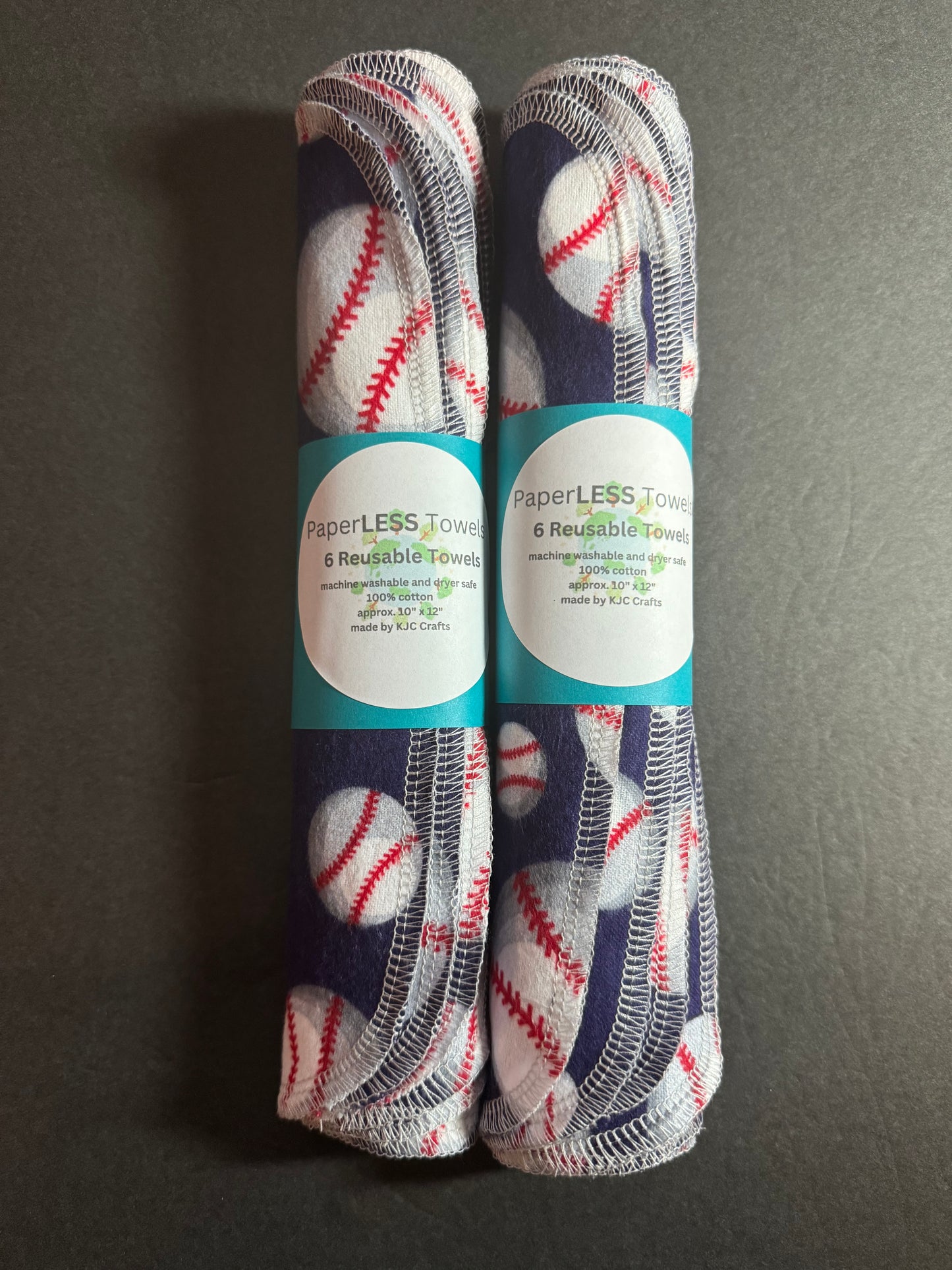 Baseball Reusable Towels