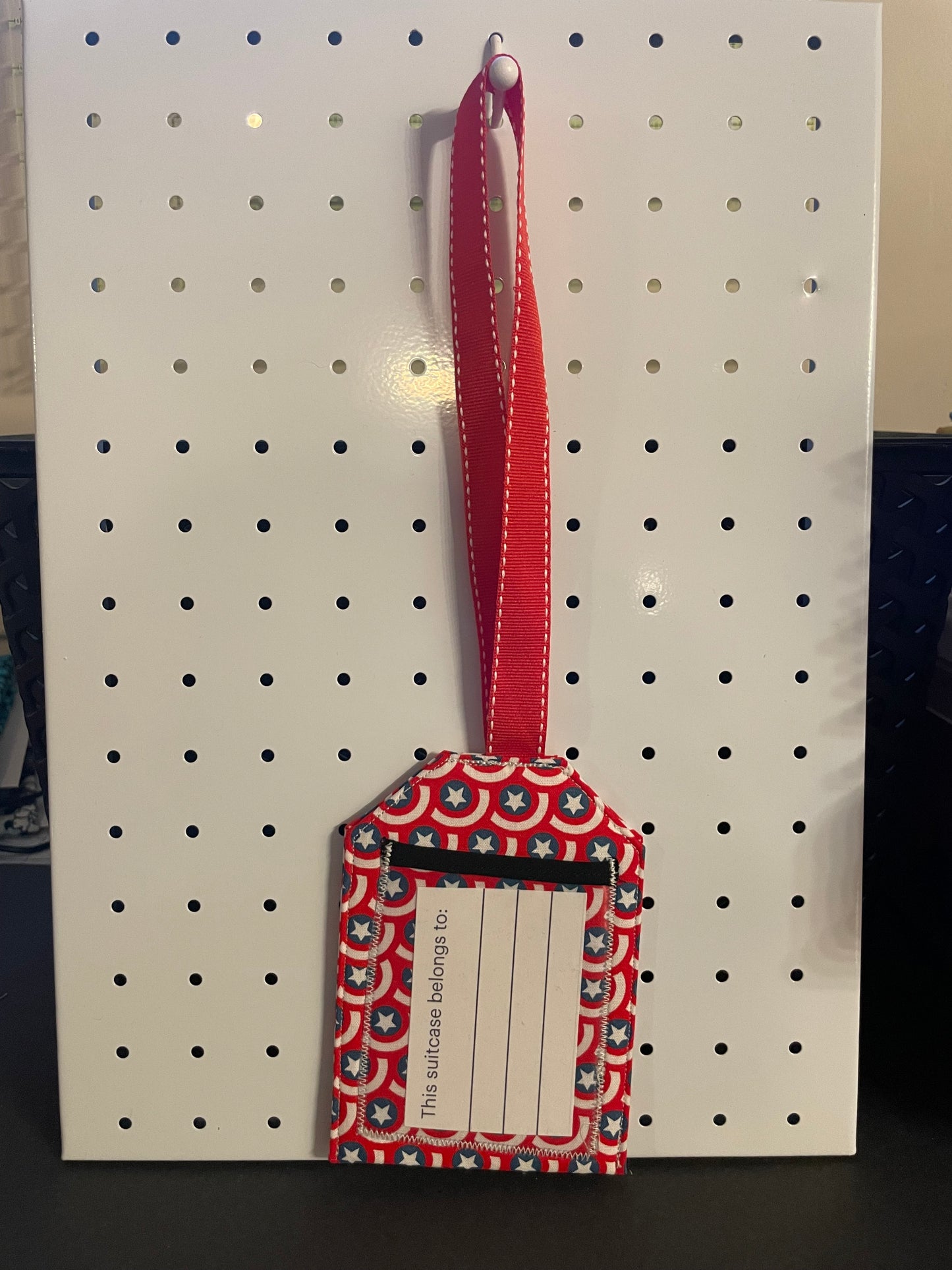 Captain America Luggage Tag